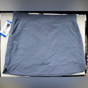 Gray athletic lounge skirt